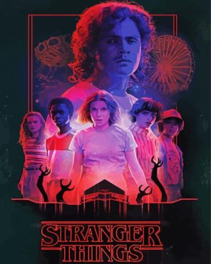 Stranger Things Poster Paint By Numbers