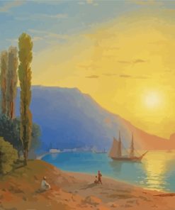 Sunset Over Yalta Paint By Numbers