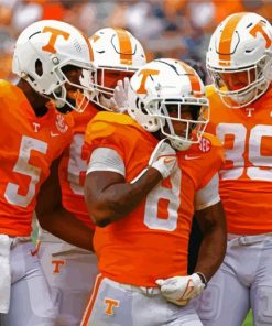 Tennessee Football Team Paint By Numbers