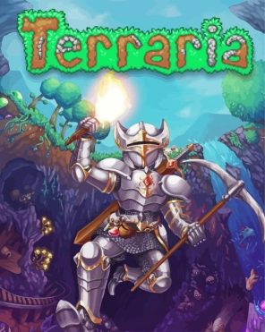 Terraria Game Poster Paint By Numbers