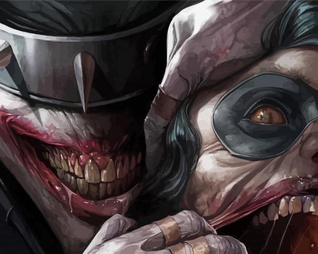 Batman Who Laughs Paint By Numbers