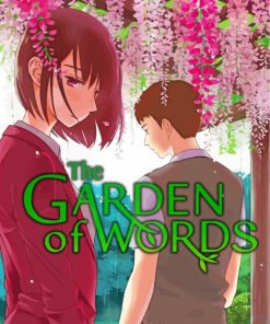 Garden Of Words Poster Paint By Numbers