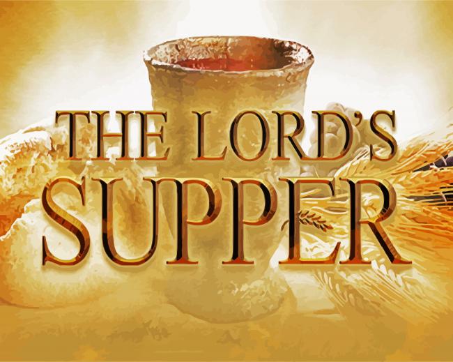 The Lord Supper Poster Paint By Numbers
