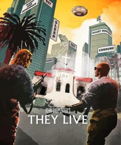 They Live Movie Paint By Numbers