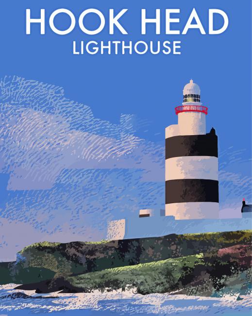 Lighthouse Poster Paint By Numbers