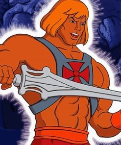 He Man Character Paint By Numbers