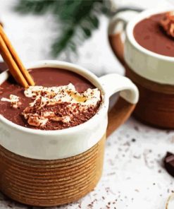 Hot Chocolate Cup Paint By Numbers