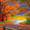 Autumn Scene Paint By Numbers