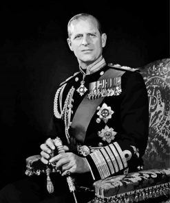 Young Prince Philip Paint By Numbers