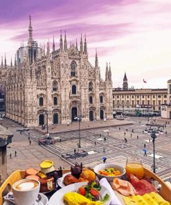 Milan Breakfast View Paint By Numbers