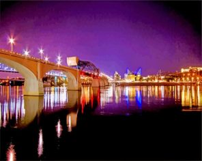 Chattanooga At Night Paint By Numbers