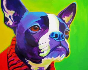 Stylish Terrier Art Paint By Numbers