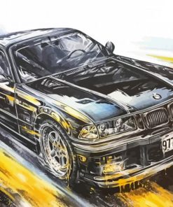 Stylish Bmw Car Paint By Numbers