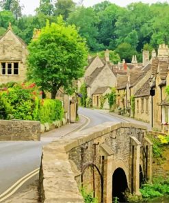 Cotswolds Village Paint By Numbers
