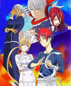 Aesthetic Food Wars Paint By Numbers