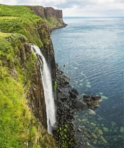 Kilt Rock Water Fall Paint By Numbers