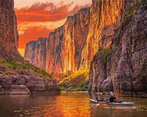 Kayaking In Big Bend Paint By Numbers