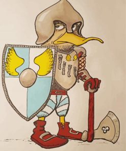 Warrior Duck Paint By Numbers