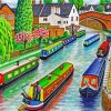 Narrow Boats Paint By Numbers