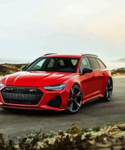 Red Audi Paint By Numbers