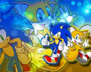 Aesthetic Sonic And Tails Paint By Numbers