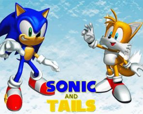 Tails And Sonic Poster Paint By Numbers