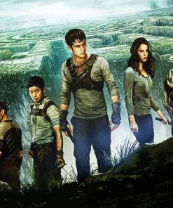 The Maze Runner Cast Paint By Numbers