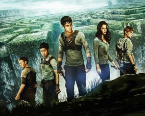 The Maze Runner Cast Paint By Numbers