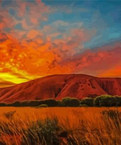Artistic Uluru Paint By Numbers
