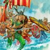 Vandals Vs Vikings Paint By Numbers