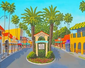 Venice Florida Street Paint By Numbers
