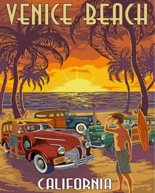 Venice Poster Paint By Numbers