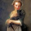 Girl With Cat Paint By Numbers