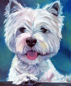 Artistic Terrier Puppy Paint By Numbers
