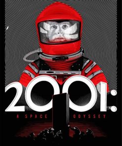 2001 A Space Odyssey Poster paint by numbers