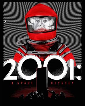 2001 A Space Odyssey Poster paint by numbers