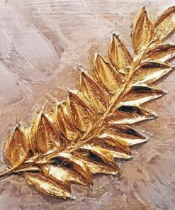 Golden Leaf paint by numbers