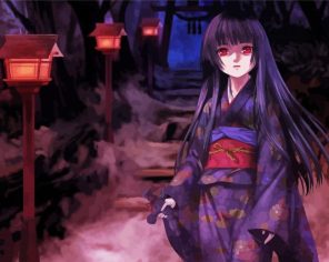 Hell Girl Anime Paint By Numbers