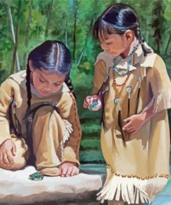 Native Kids Paint by Numbers