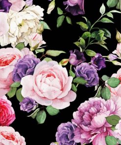 Vintage Floral Art Paint By Numbers