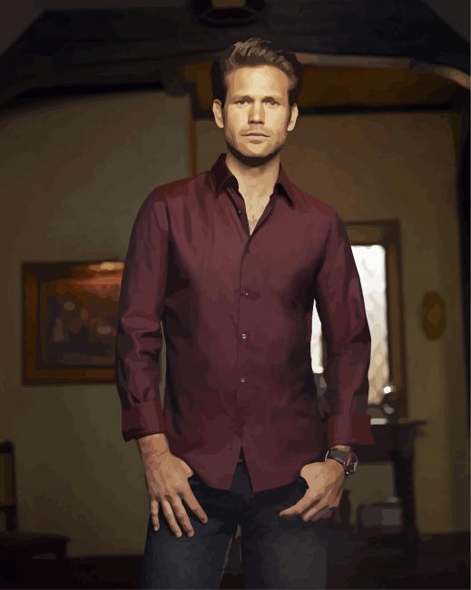 Alaric Vampire Paint by Numbers