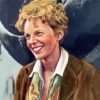 Amelia Earhart Art paint by numbers