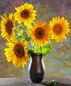 Beautiful Sunflowers Paint by Numbers