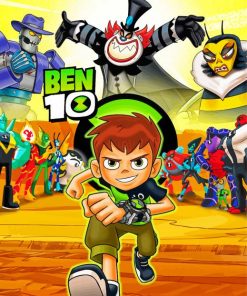 Ben 10 Poster Paint By Numbers