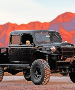 Dodge Power Wagon Paint By Numbers