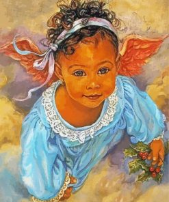 Afro Baby Girl Paint By Numbers