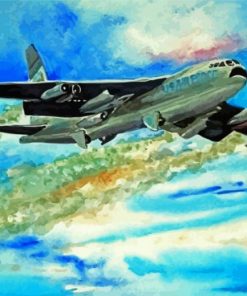 Boeing B-52 Stratofortress Art paint by numbers
