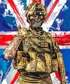 British Army Paint By Numbers