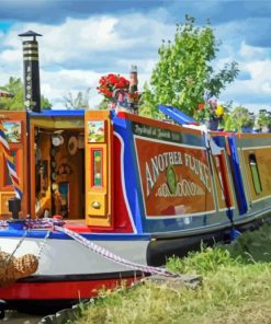 Canal Boat Paint by Numbers