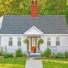Cape Cod House Paint By Numbers